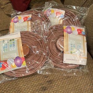 Hanging Lanters Party decorations 4 in all New in package
